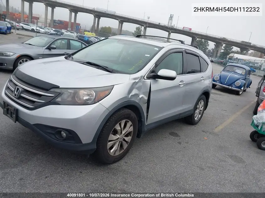2013 HONDA CR-V VIN 2HKRM4H54DH112232 — фото 2