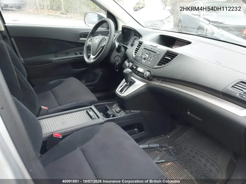 2013 HONDA CR-V VIN 2HKRM4H54DH112232 — фото 5