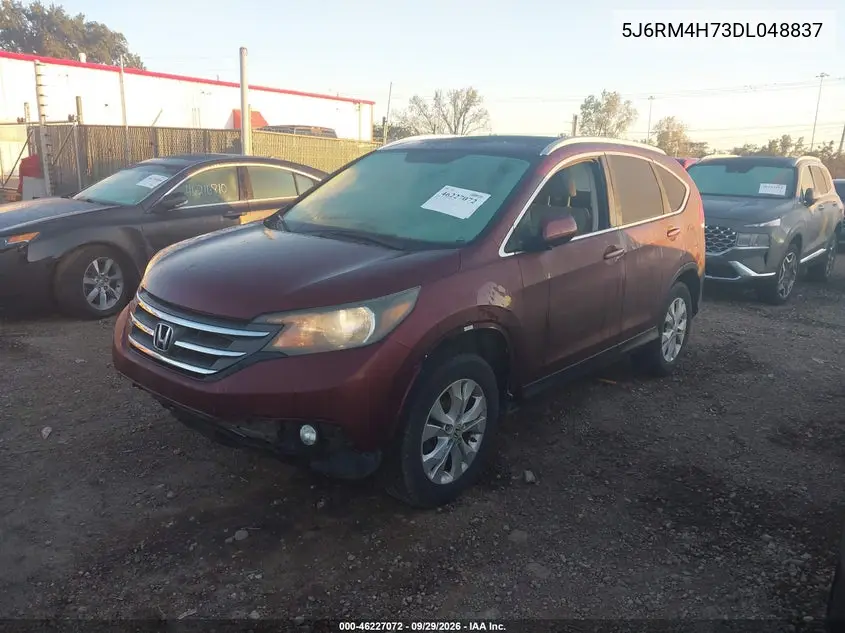 2013 HONDA CR-V VIN 5J6RM4H73DL048837 — фото 2