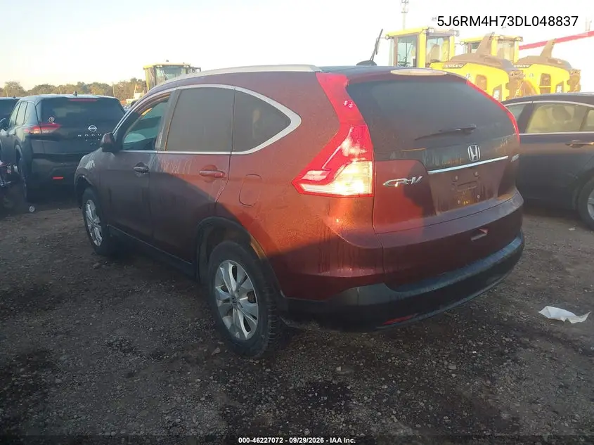 2013 HONDA CR-V VIN 5J6RM4H73DL048837 — фото 3