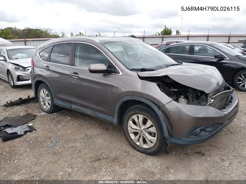 HONDA CR-V 2013, VIN 5J6RM4H79DL026115