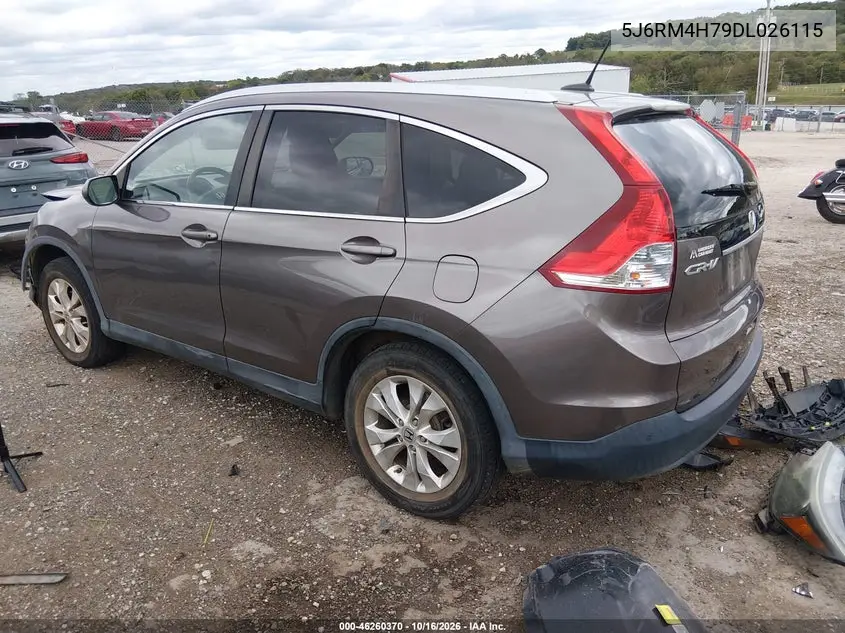 2013 HONDA CR-V VIN 5J6RM4H79DL026115 — фото 3