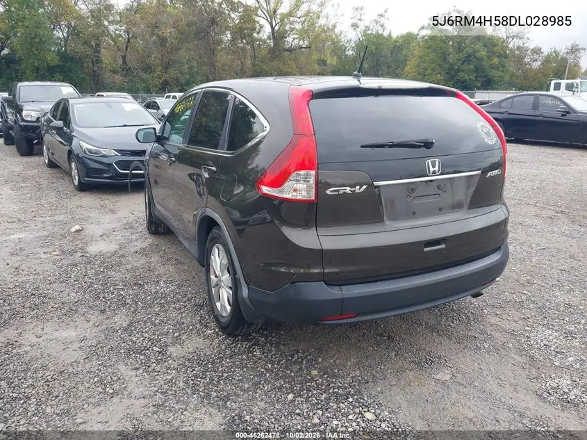 2013 HONDA CR-V VIN 5J6RM4H58DL028985 — фото 3