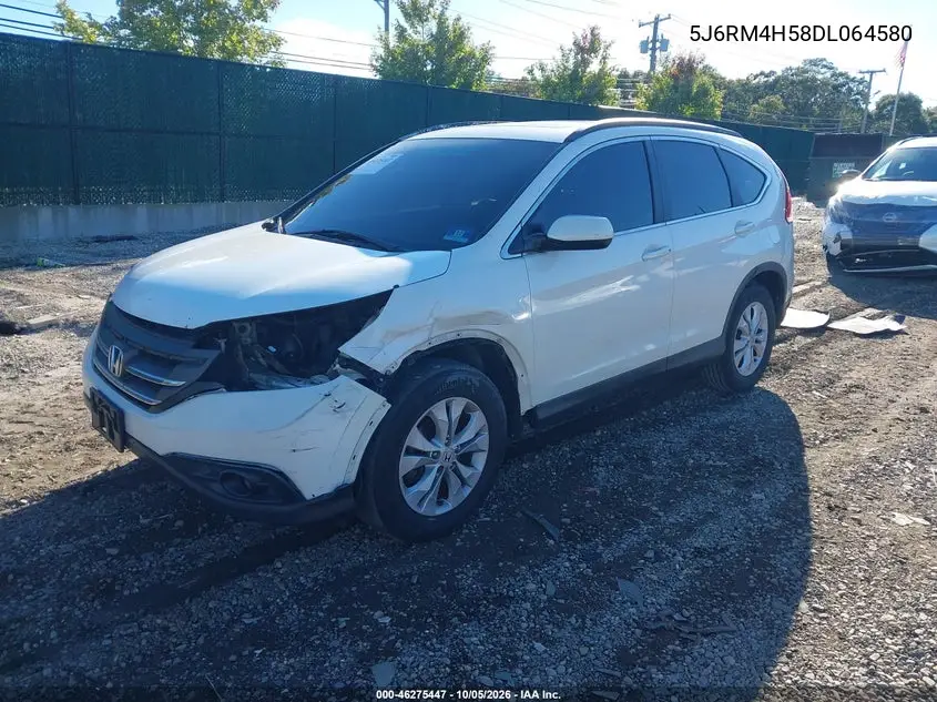 2013 HONDA CR-V VIN 5J6RM4H58DL064580 — фото 2