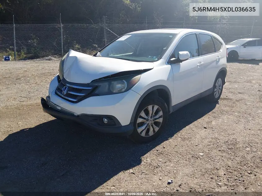 2013 HONDA CR-V VIN 5J6RM4H5XDL036635 — фото 2