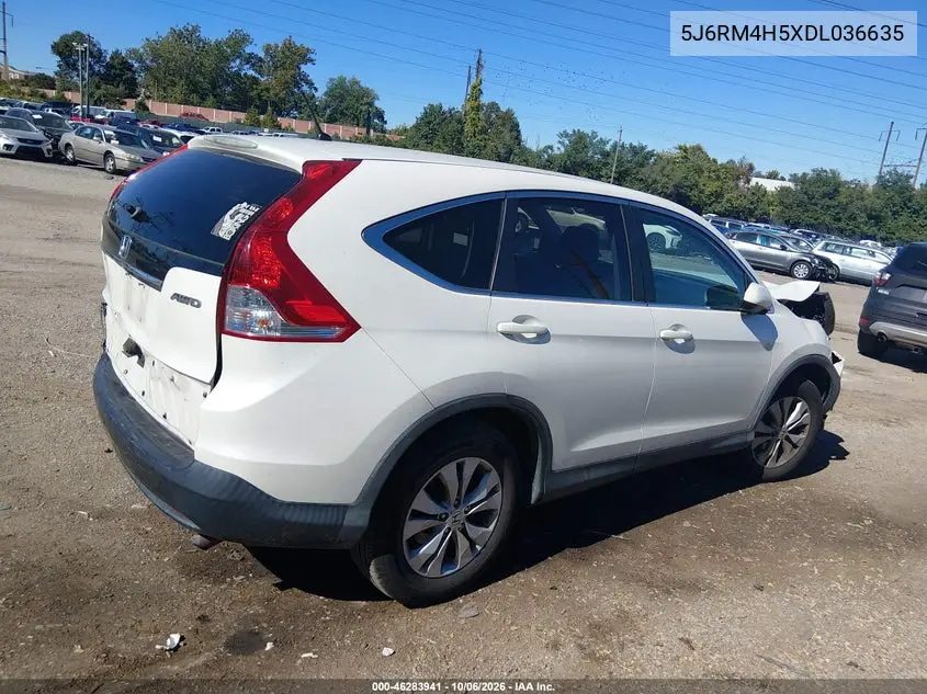2013 HONDA CR-V VIN 5J6RM4H5XDL036635 — фото 4
