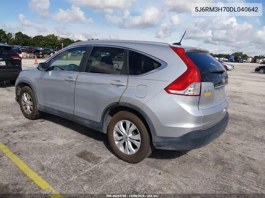 2013 HONDA CR-V VIN 5J6RM3H70DL040642 — фото 3