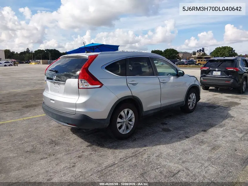 2013 HONDA CR-V VIN 5J6RM3H70DL040642 — фото 4