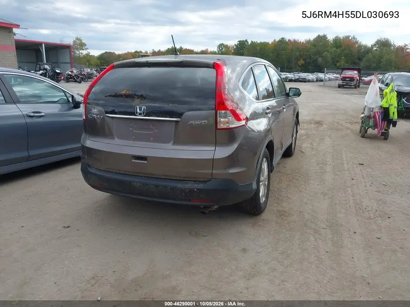 2013 HONDA CR-V VIN 5J6RM4H55DL030693 — фото 4