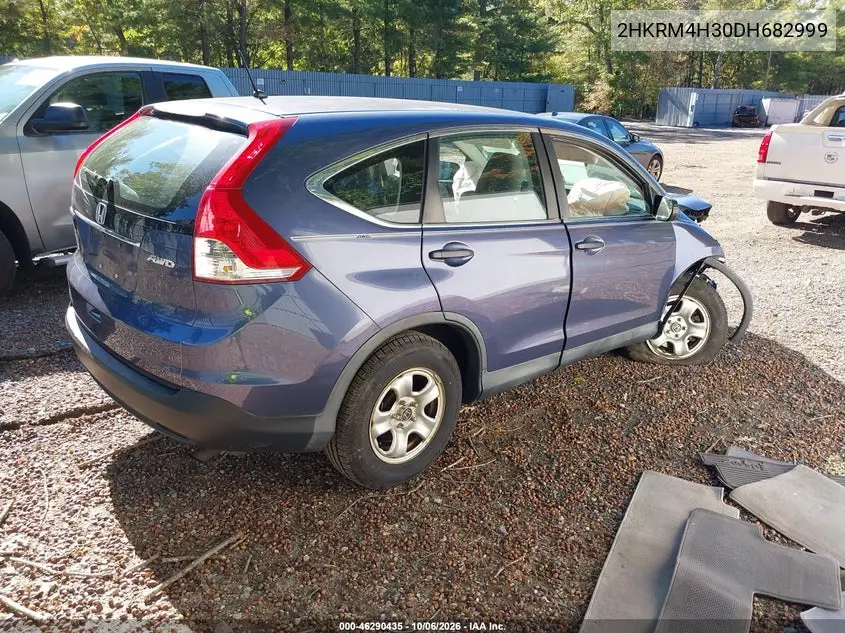 2013 HONDA CR-V VIN 2HKRM4H30DH682999 — фото 4