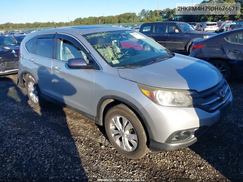 HONDA CR-V 2013, VIN 2HKRM4H79DH676671