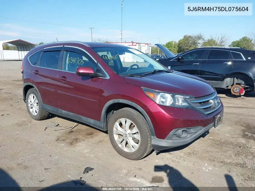 HONDA CR-V 2013, VIN 5J6RM4H75DL075604