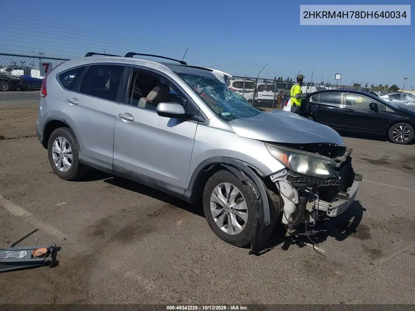 HONDA CR-V 2013, VIN 2HKRM4H78DH640034