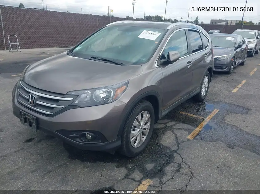 2013 HONDA CR-V VIN 5J6RM3H73DL015668 — фото 2