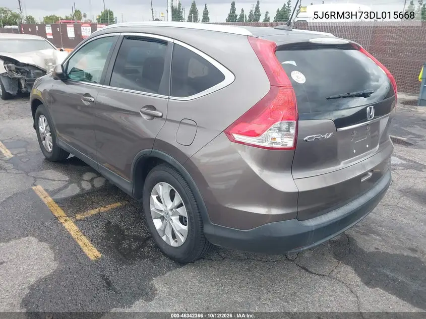 2013 HONDA CR-V VIN 5J6RM3H73DL015668 — фото 3