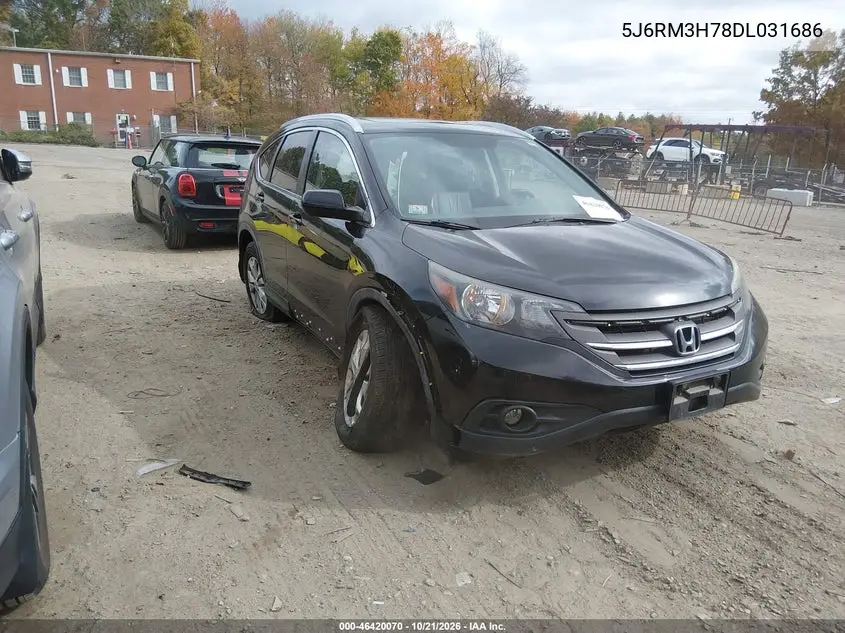 HONDA CR-V 2013, VIN 5J6RM3H78DL031686