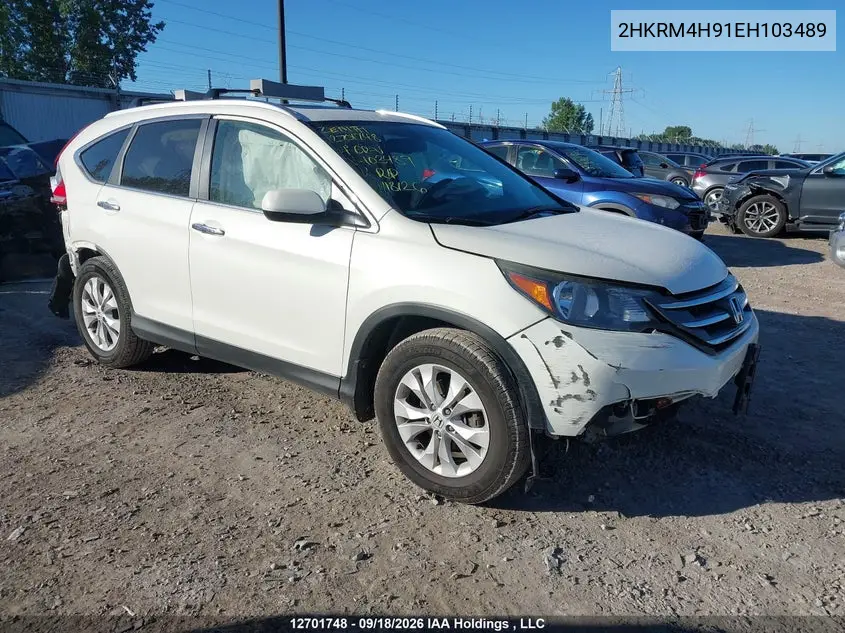 HONDA CR-V 2014, VIN 2HKRM4H91EH103489