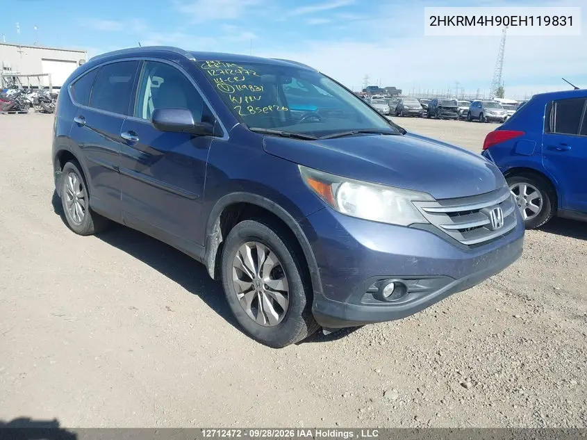HONDA CR-V 2014, VIN 2HKRM4H90EH119831