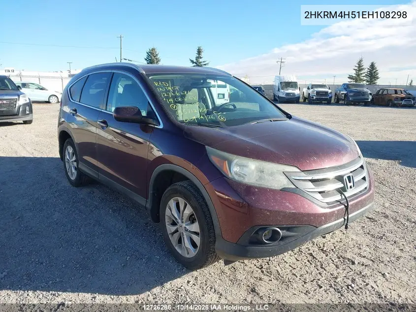 HONDA CR-V 2014, VIN 2HKRM4H51EH108298