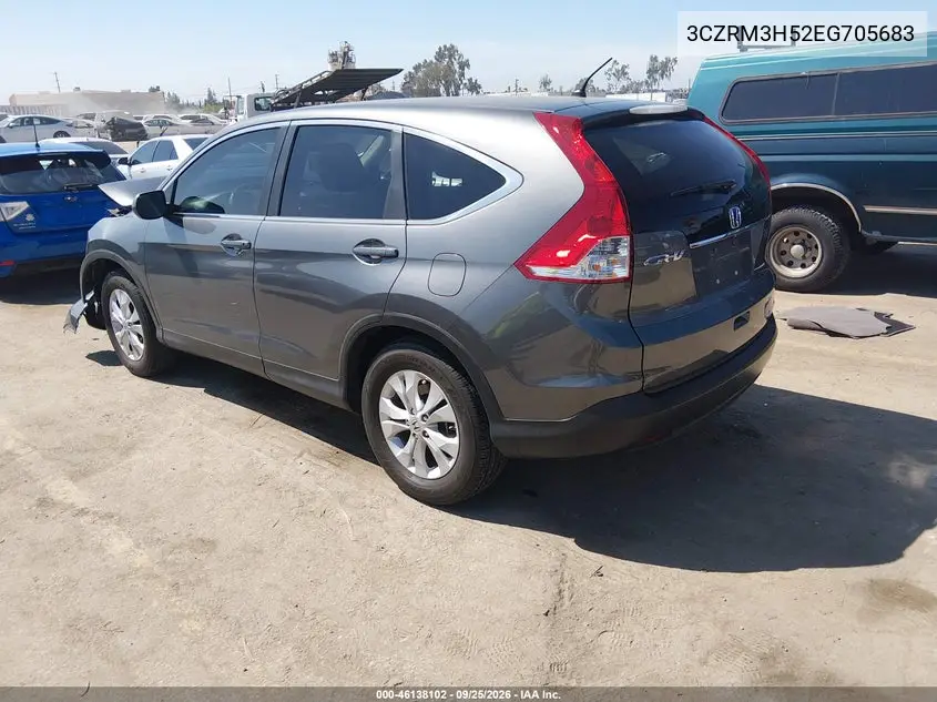 2014 HONDA CR-V VIN 3CZRM3H52EG705683 — фото 3