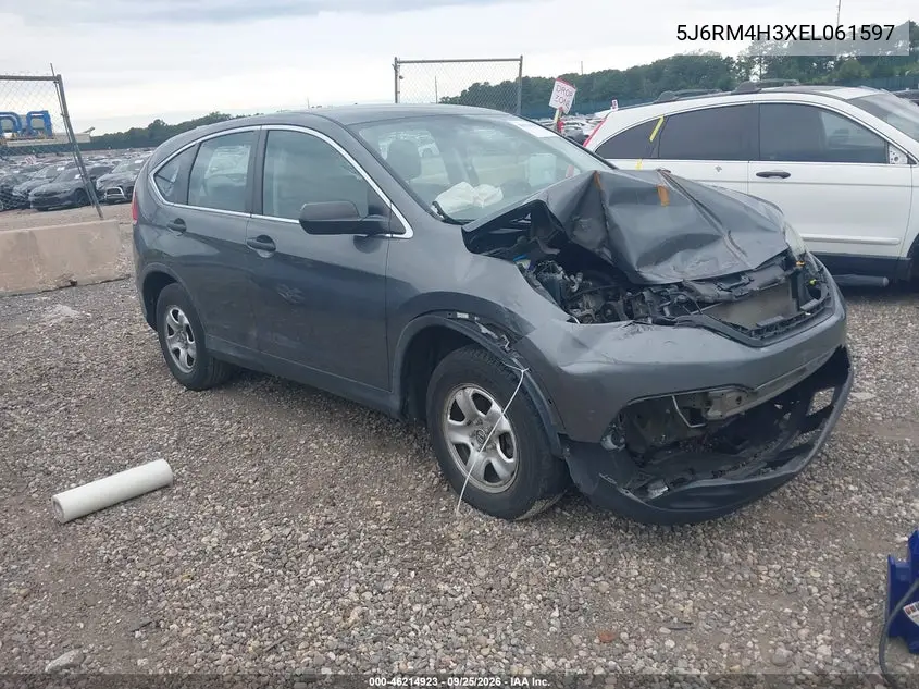 HONDA CR-V 2014, VIN 5J6RM4H3XEL061597