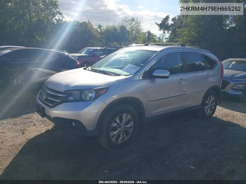 2014 HONDA CR-V VIN 2HKRM4H79EH665252 — фото 2