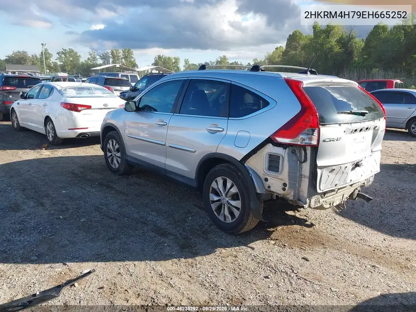 2014 HONDA CR-V VIN 2HKRM4H79EH665252 — фото 3