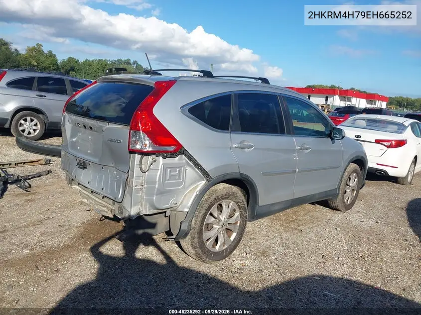 2014 HONDA CR-V VIN 2HKRM4H79EH665252 — фото 4