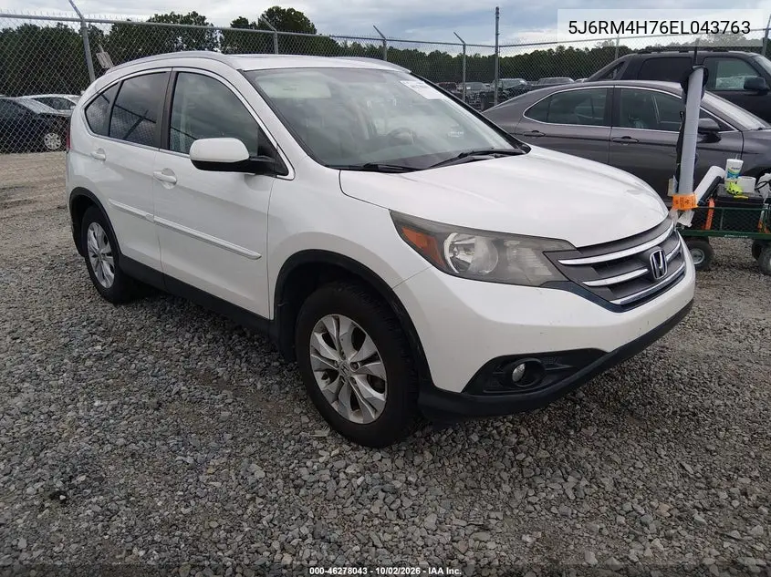 HONDA CR-V 2014, VIN 5J6RM4H76EL043763