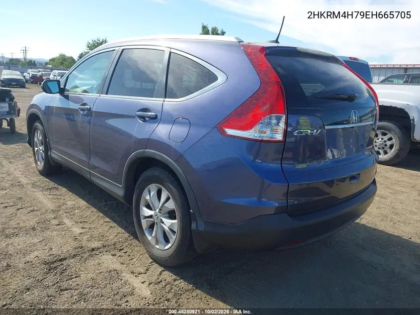 2014 HONDA CR-V VIN 2HKRM4H79EH665705 — фото 3