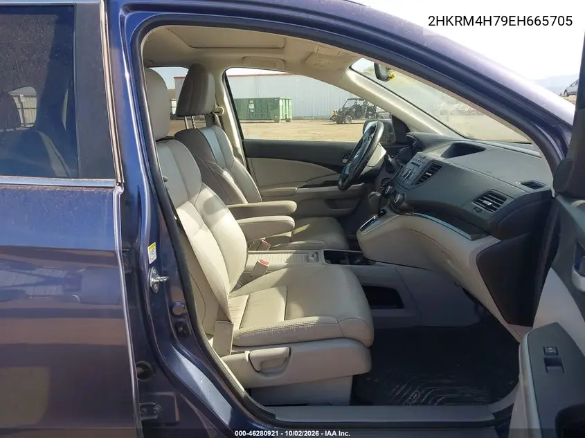 2014 HONDA CR-V VIN 2HKRM4H79EH665705 — фото 5