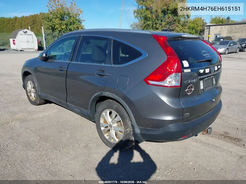 2014 HONDA CR-V VIN 2HKRM4H76EH615151 — фото 3