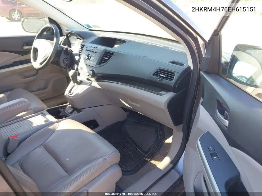 2014 HONDA CR-V VIN 2HKRM4H76EH615151 — фото 5