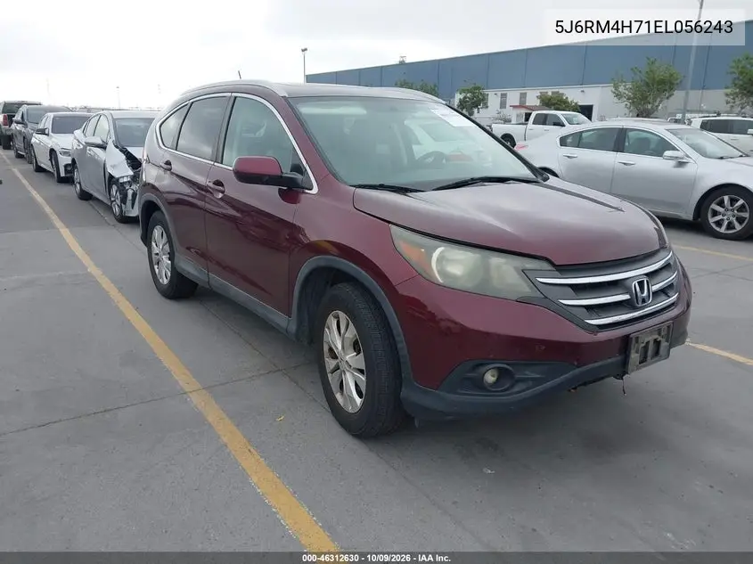 HONDA CR-V 2014, VIN 5J6RM4H71EL056243