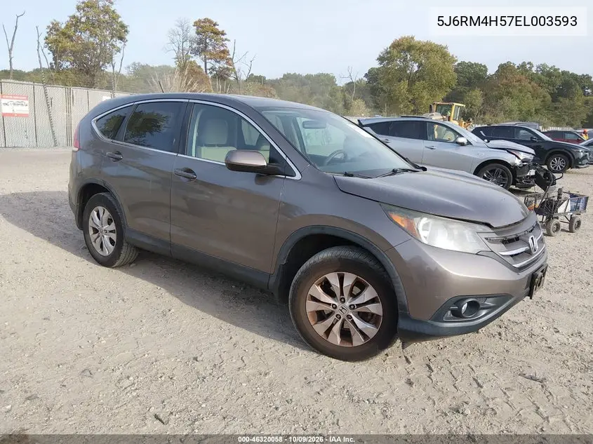 HONDA CR-V 2014, VIN 5J6RM4H57EL003593