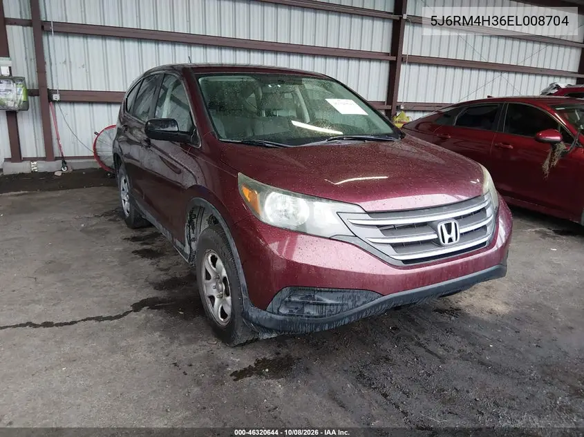 HONDA CR-V 2014, VIN 5J6RM4H36EL008704