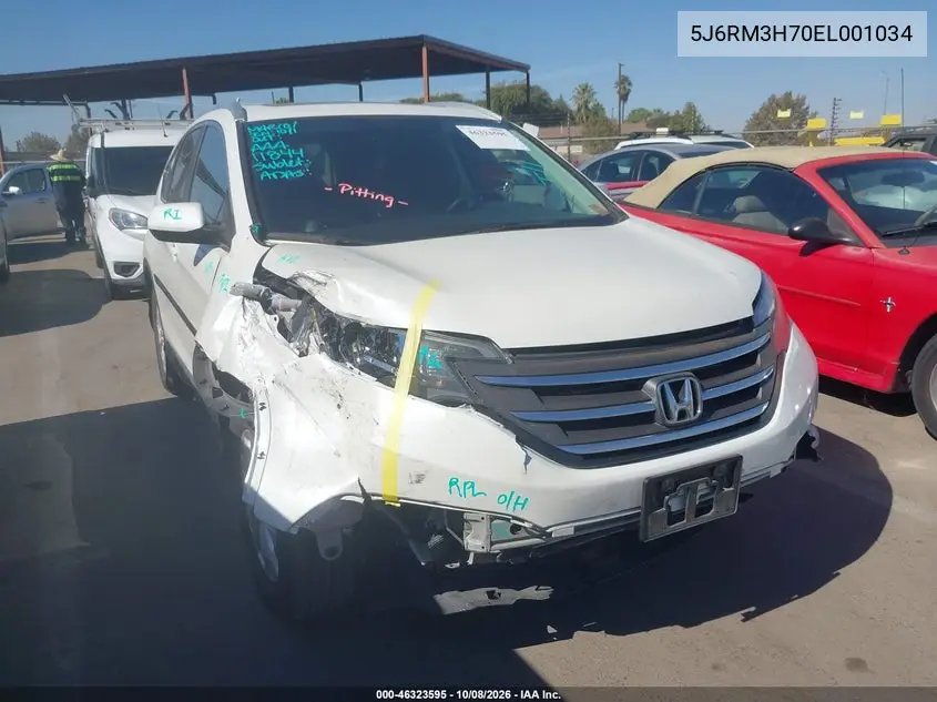 HONDA CR-V 2014, VIN 5J6RM3H70EL001034