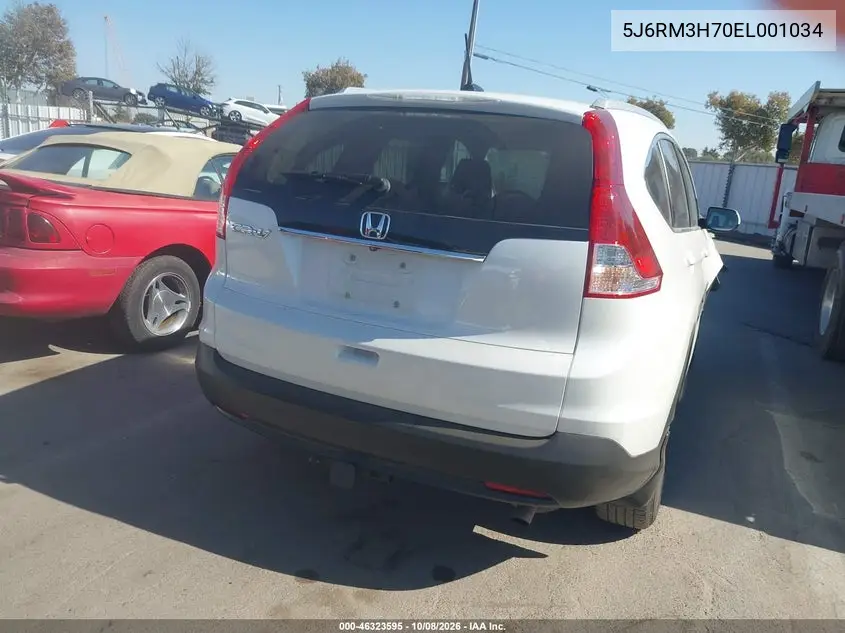 2014 HONDA CR-V VIN 5J6RM3H70EL001034 — фото 4