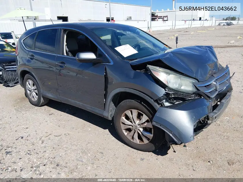 HONDA CR-V 2014, VIN 5J6RM4H52EL043662