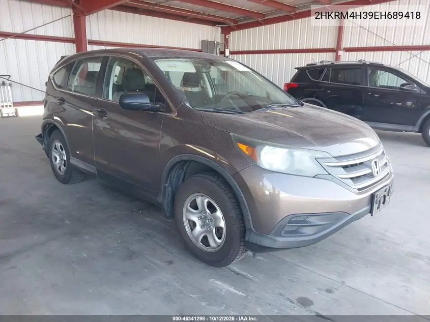 HONDA CR-V 2014, VIN 2HKRM4H39EH689418