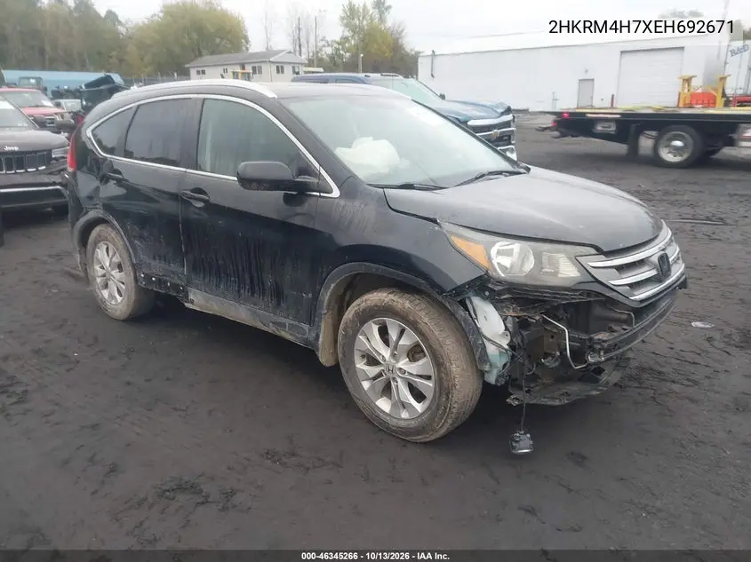 HONDA CR-V 2014, VIN 2HKRM4H7XEH692671