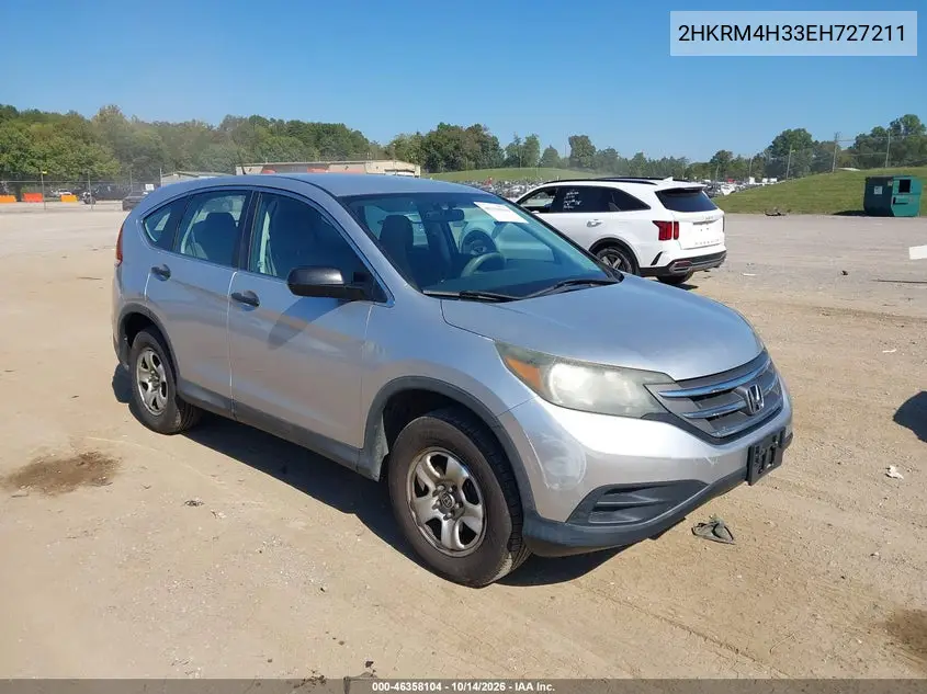 HONDA CR-V 2014, VIN 2HKRM4H33EH727211