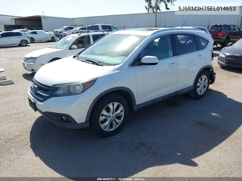 2014 HONDA CR-V VIN 5J6RM3H75EL014653 — фото 2