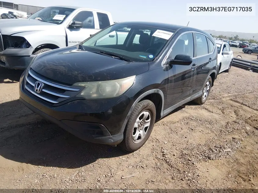 2014 HONDA CR-V VIN 3CZRM3H37EG717035 — фото 2