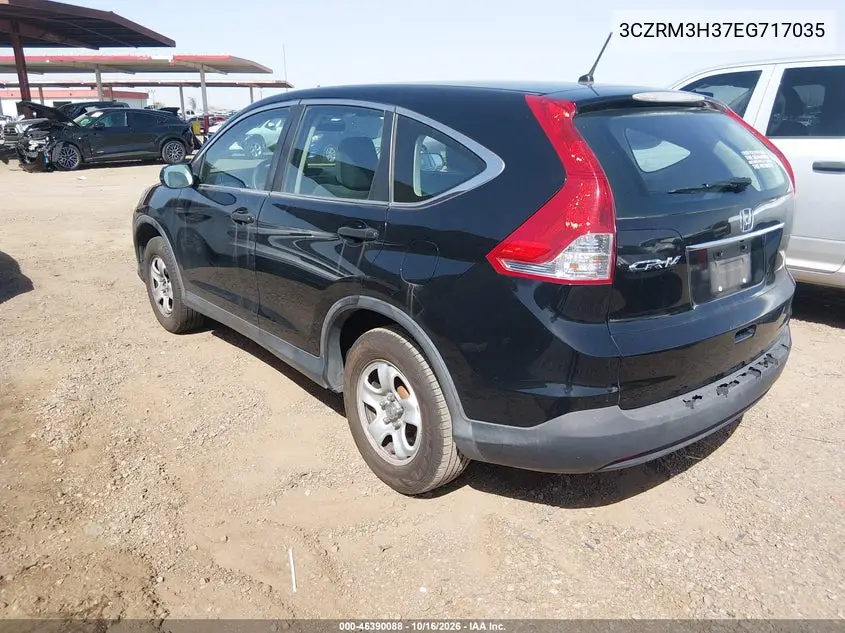 2014 HONDA CR-V VIN 3CZRM3H37EG717035 — фото 3
