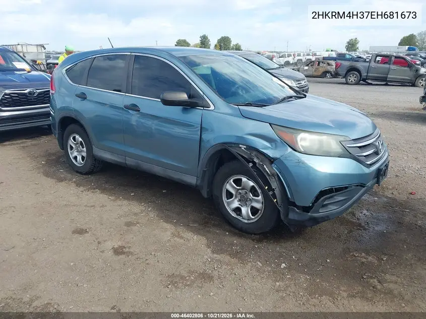 HONDA CR-V 2014, VIN 2HKRM4H37EH881673
