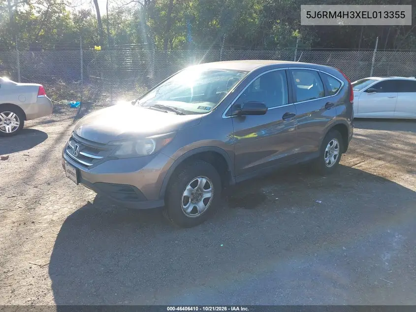 HONDA CR-V 2014, VIN 5J6RM4H3XEL013355