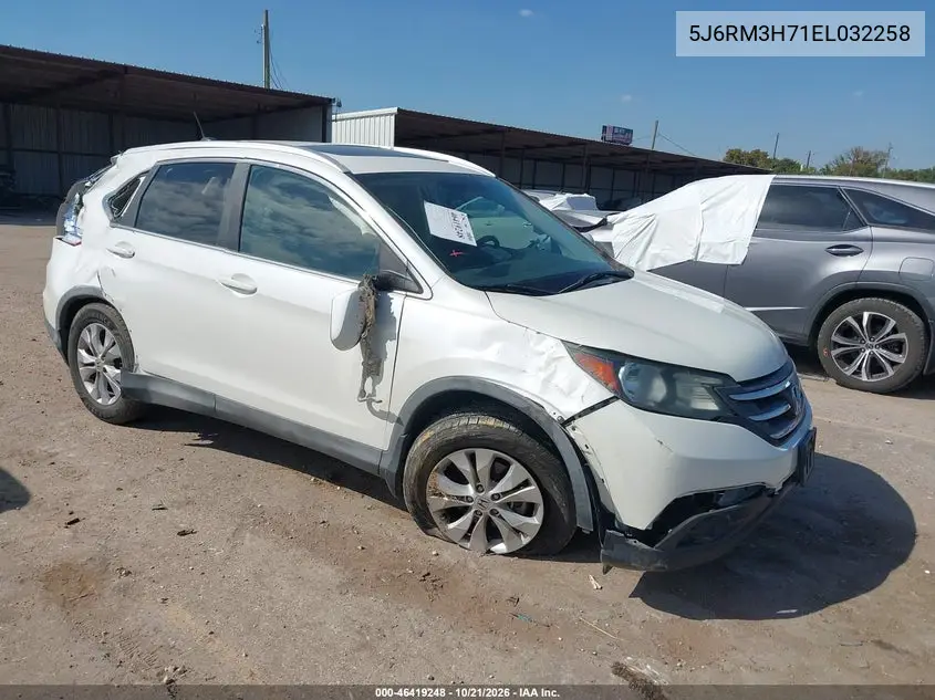 HONDA CR-V 2014, VIN 5J6RM3H71EL032258