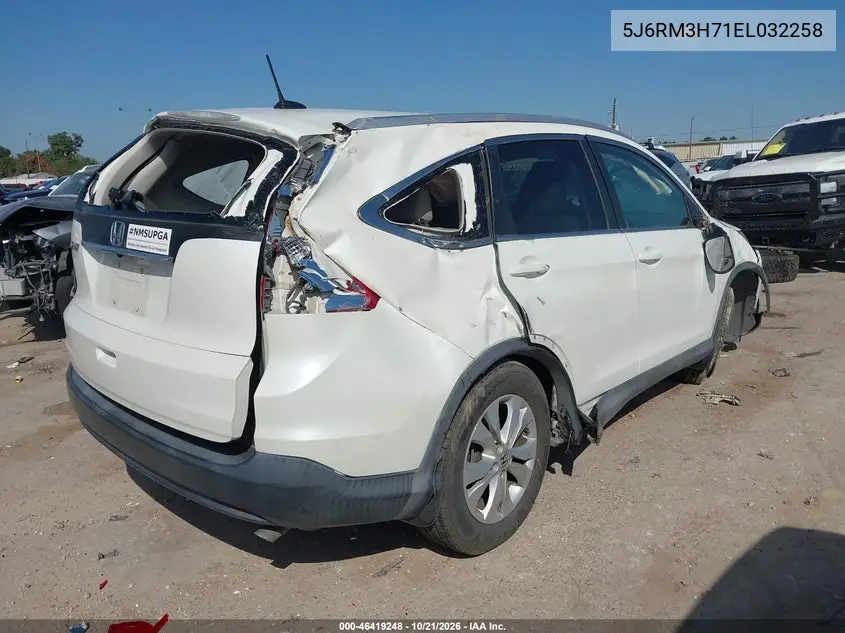 2014 HONDA CR-V VIN 5J6RM3H71EL032258 — фото 4
