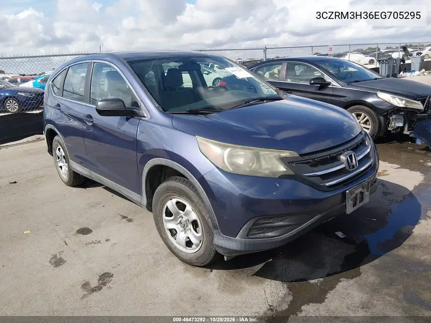 HONDA CR-V 2014, VIN 3CZRM3H36EG705295